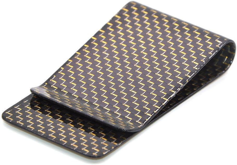 Pince à Billets En Fibre De Carbone - Modèle L, Style Minimaliste Noir, Neuf Avec étiquette