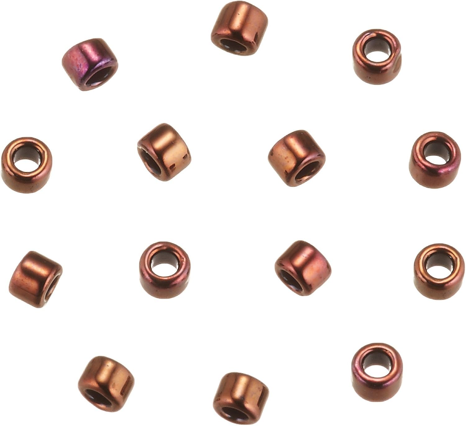 TOHO A-701 Antique Beads, Small Round, 6 Bundles, Thread Threading Beads, Outer Diameter Approx. 0.06 inches (1.65 mm), 192.8 ft (60 m)