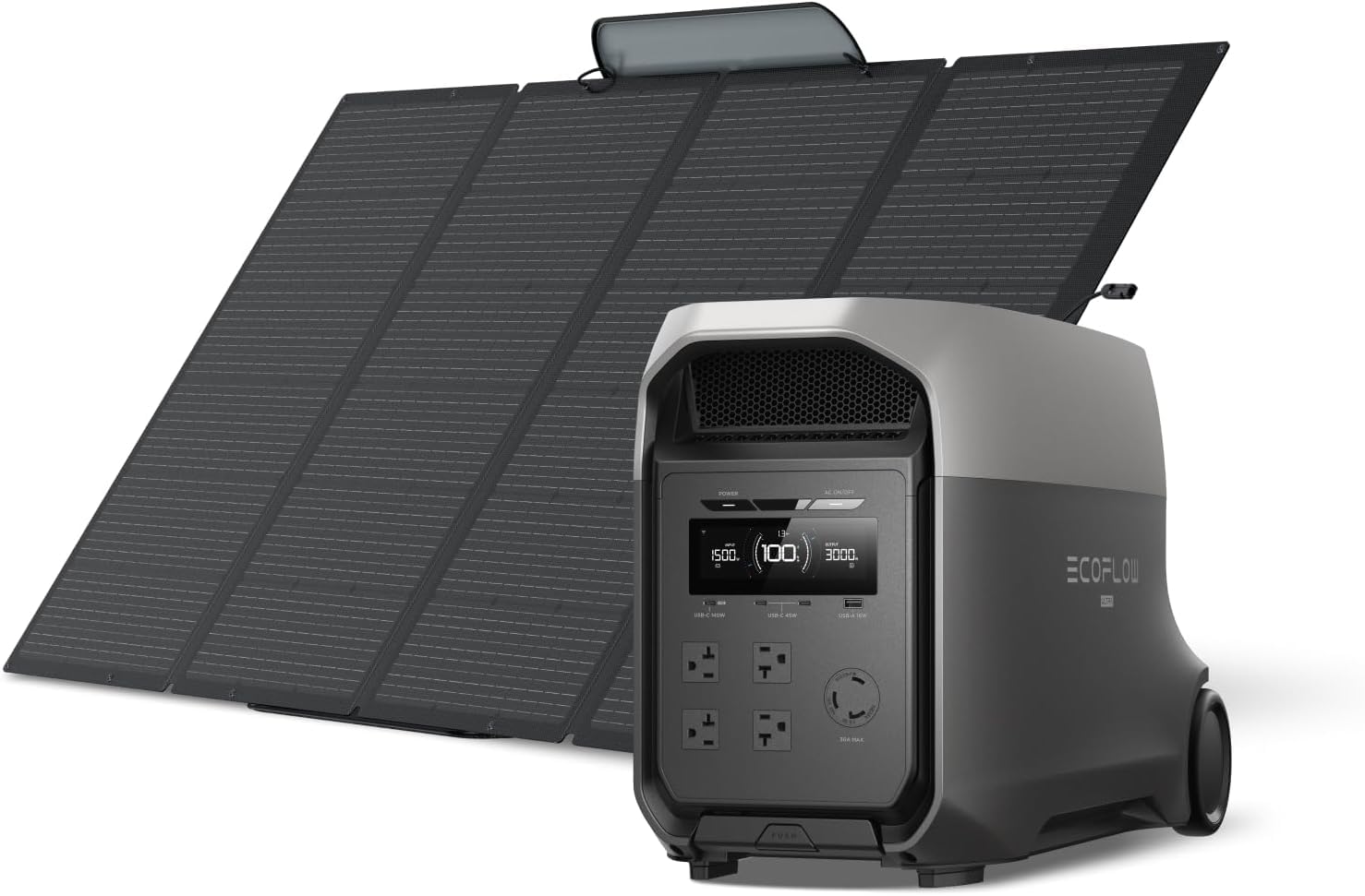 EcoFlow DELTA 3 Ultra + 400W Bifacial Solar Panel Bundle