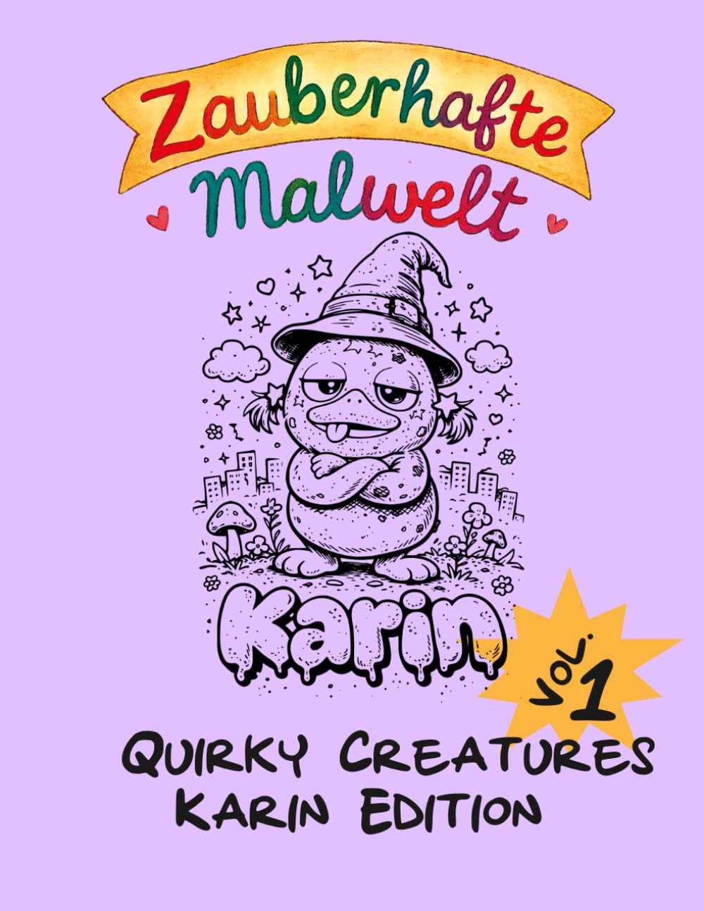 Quirky Creatures Coloring Book: Karin Editon Vol. 1