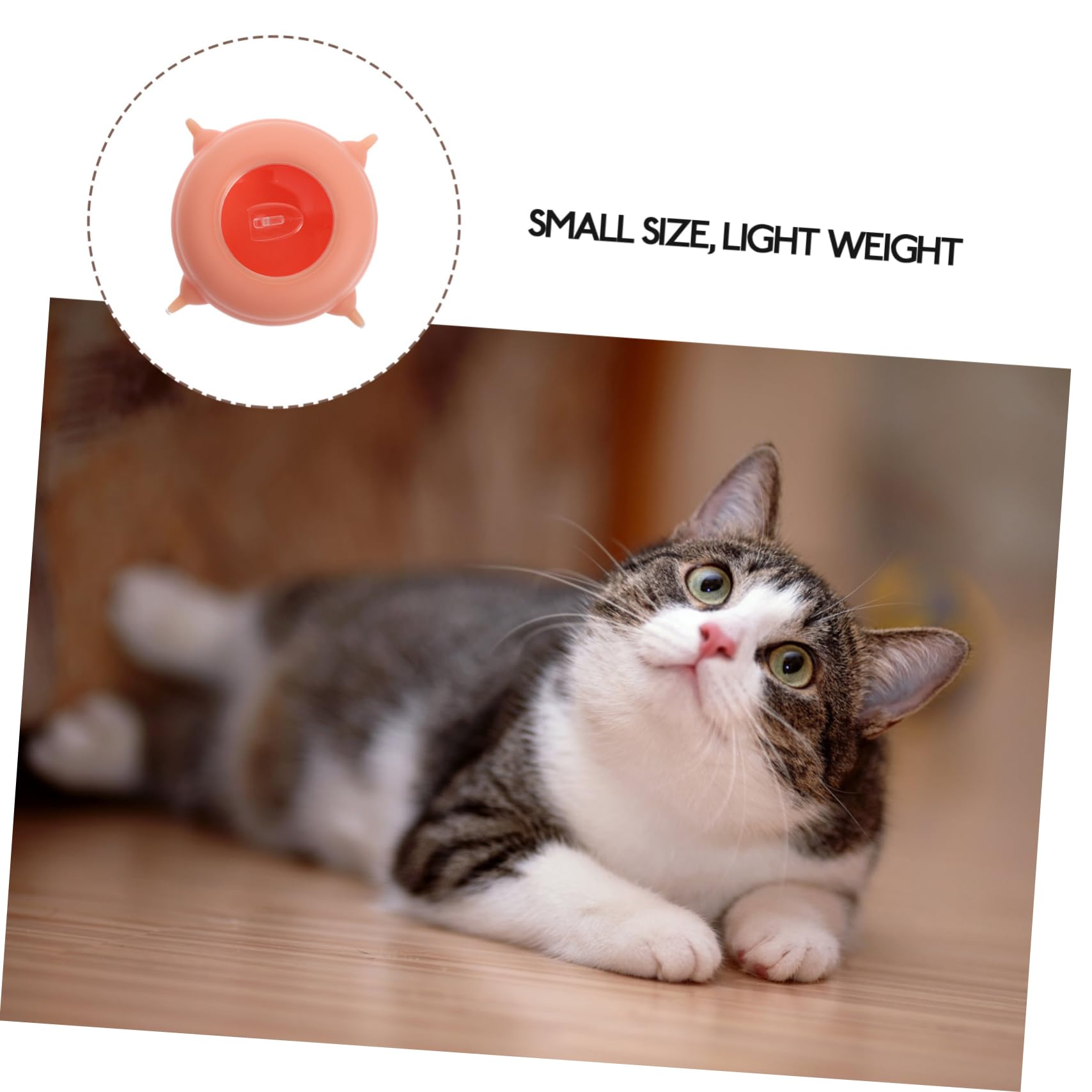 VANZACK Comedero Fácil de Limpiar y Almacenar de Silicona Rosa para Mascotas Recién Nacidas Herramienta para Alimentar Cachorros y Gatitos en Casa