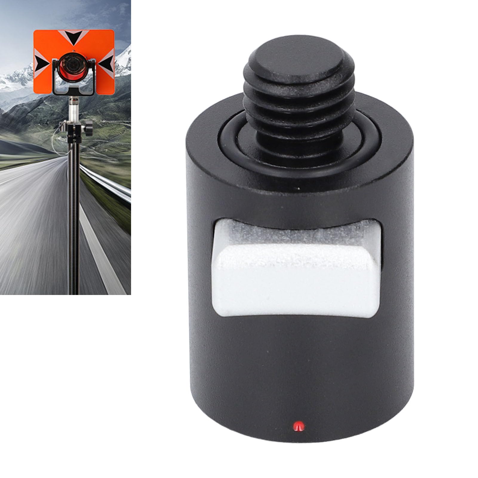 Luocute Adapter do Stalówki QRA02, Gwint 5/8 Cala X 11 | Adapter do szybkozłączki GPS z aluminiowej stali stopowej 40 mm do prętów pryzmatycznych, łączniki podstawy stacji RTK