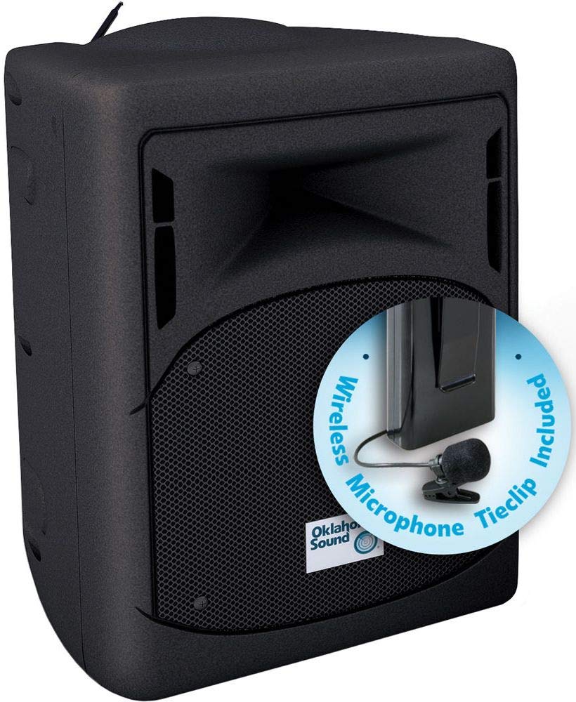 Oklahoma Sound PRA-8000/PRA8-6 Wireless PA System with Lapel Microphone, 17