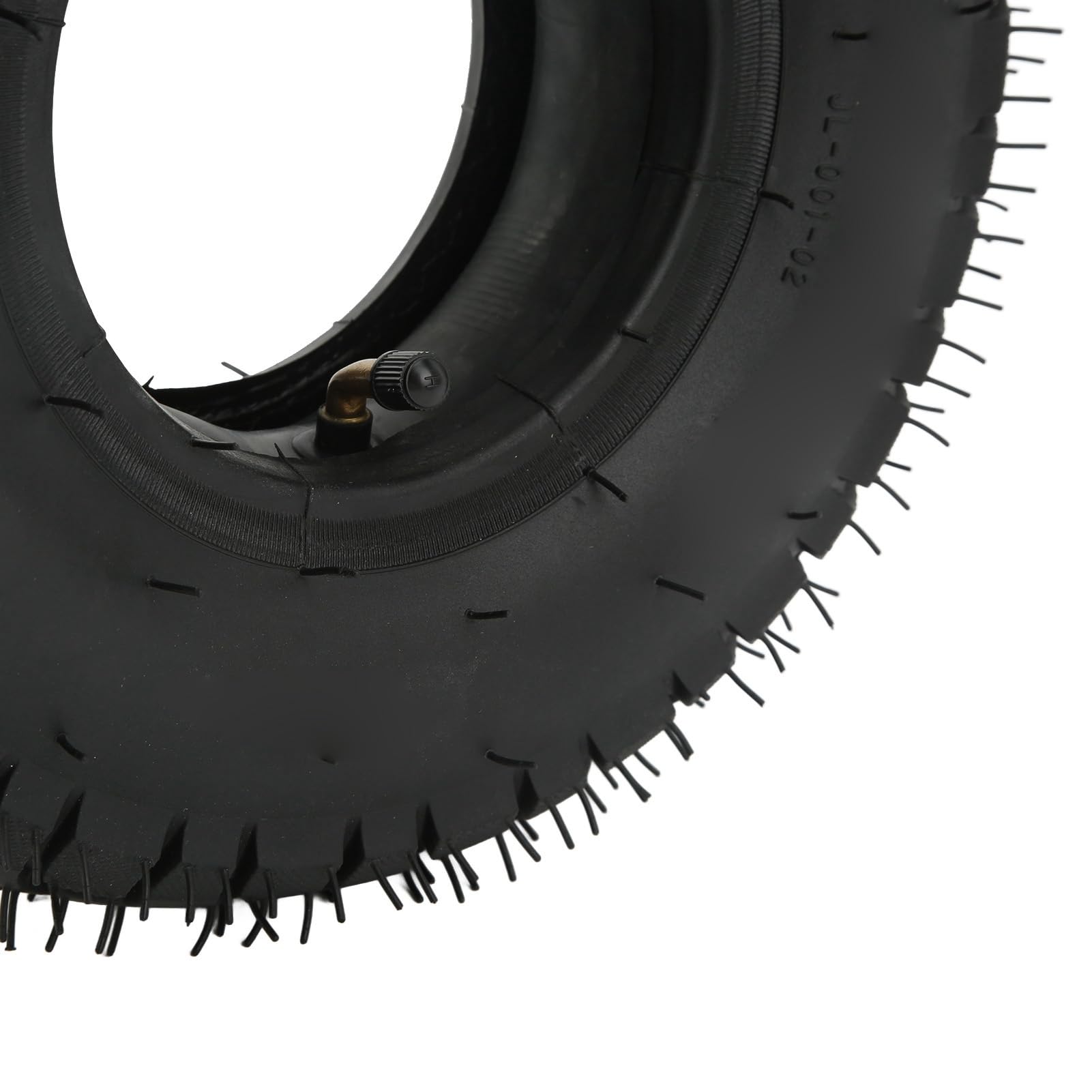 Pneumatico 4.10x3.50-5, Camera d'Aria in Gomma Butilica per Ruote di Scooter Elettrici con Motivo Resistente all'Usura per Prestazioni di Guida in Zone Umide
