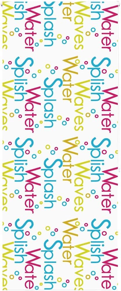 Shower Roller Blind 110 x 240 cm Fabric Width 106 cm for Bathtub Shower in Bathroom Shower Curtain Shower Curtains Bathroom Curtain A4