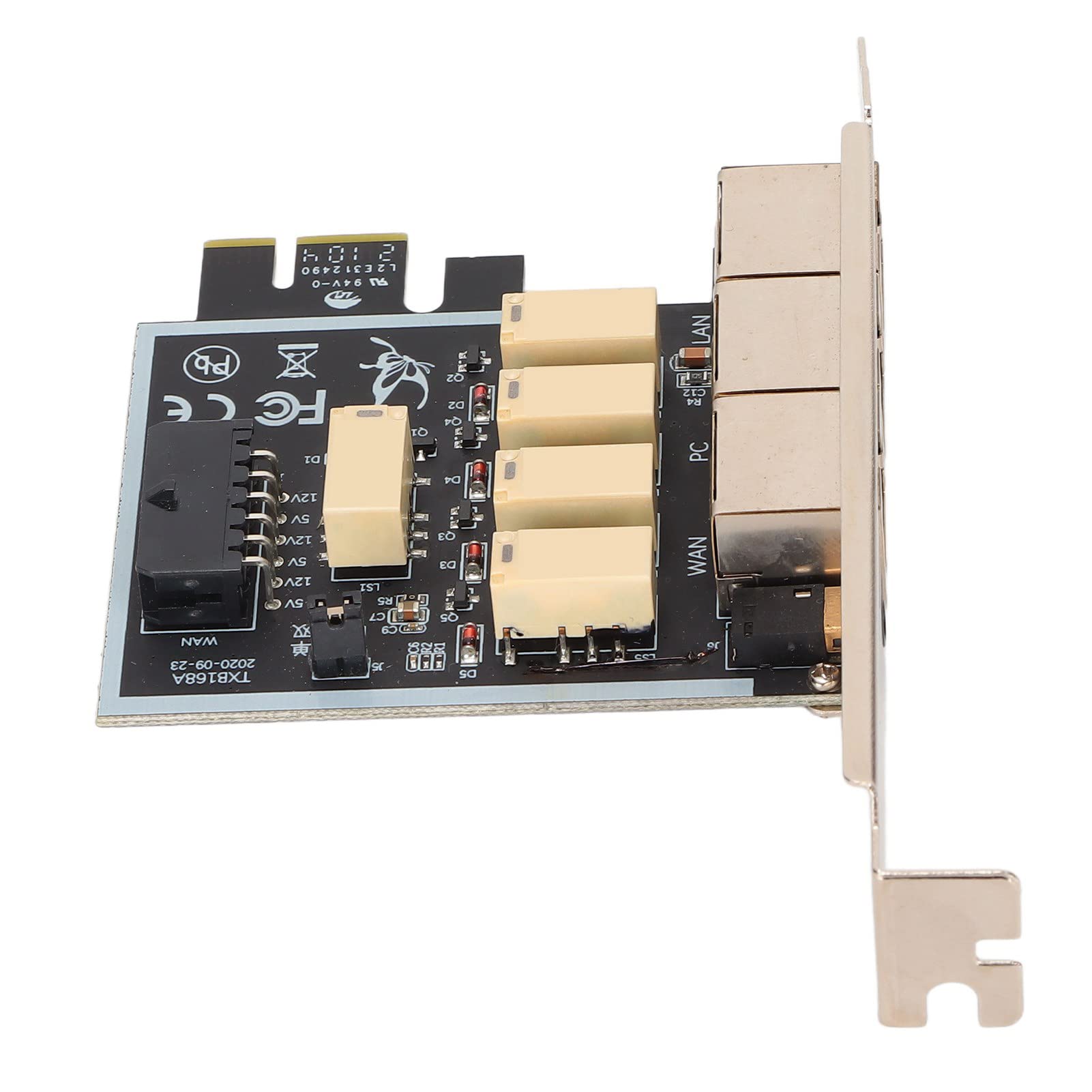 Wakects Physical Driver Separated Card, Gigabit PCI Express 3 Port