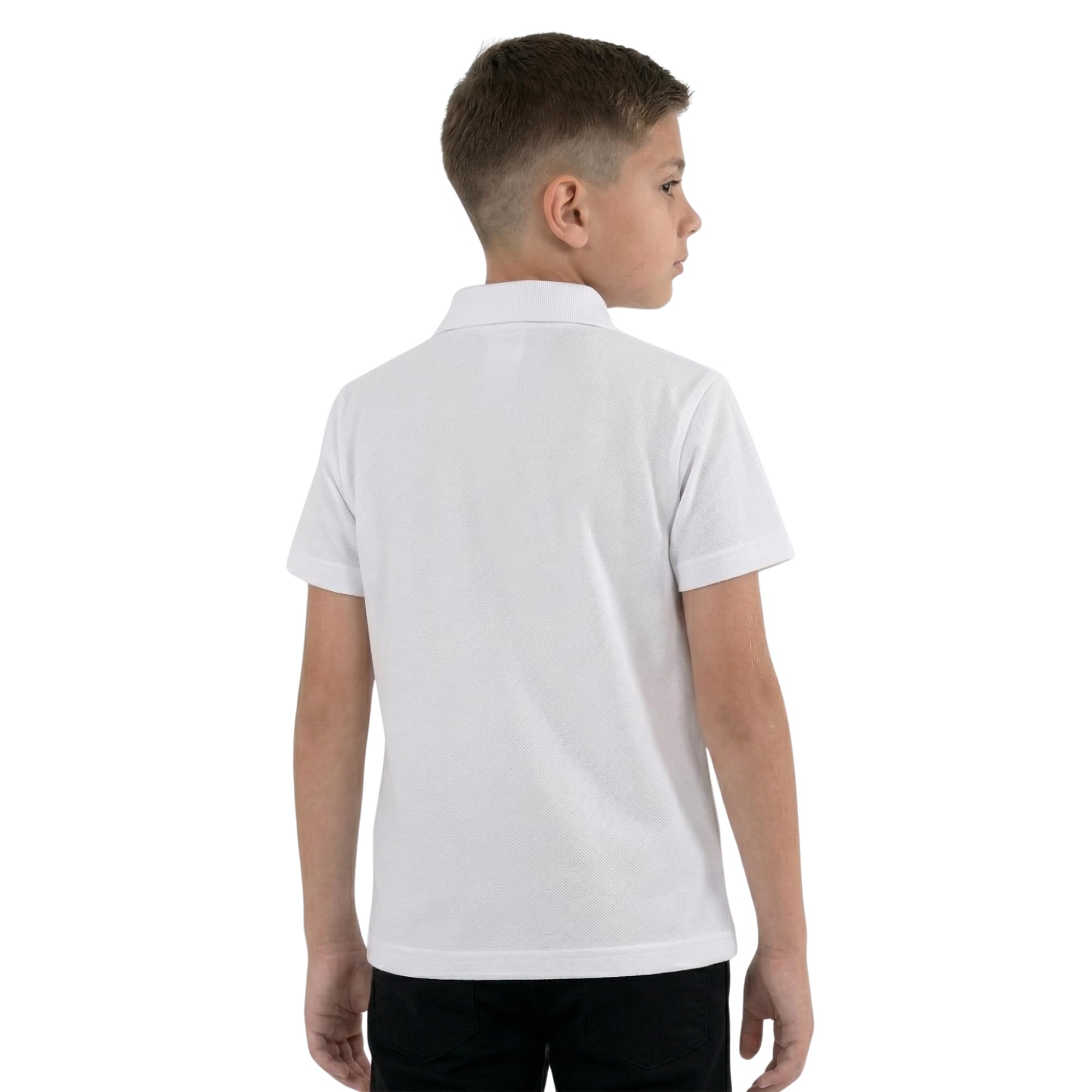 GW CLASSYOUTFIT 2 X 4X (Ragazze) Polo tinta unita (confezione da 2 o 4) T-shirt a maniche corte T-shirt da scuola uniforme PE Top da palestra