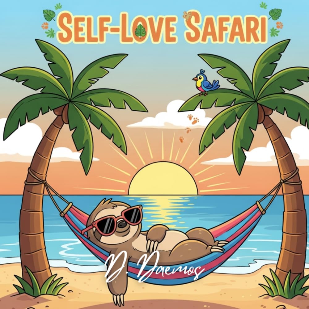Self-Love Safari: Cute Animal Affirmation Coloring Book for Confidence and Kindness