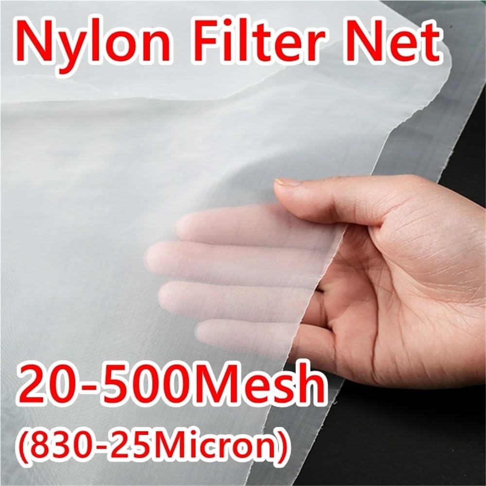 Tela de filtro de malla Tela de filtro nailon, malla blanca 25-830 micras for vino y cerveza (1 unidad)(5M*20MESH)
