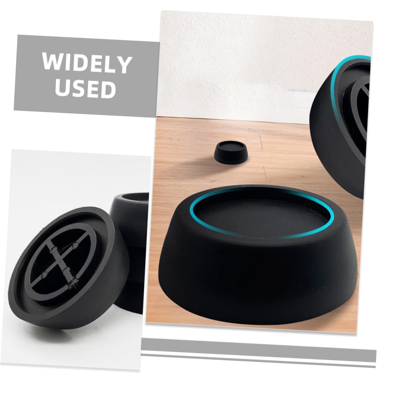 Alipis 20stücke Anti-vibrations-fußpolster Für Waschmaschinen Und Trockner Rutschfeste Gummimatte Material Stabilisiert Geräte Und Geräuschentwicklung Für Zuhause Und Gewerbe