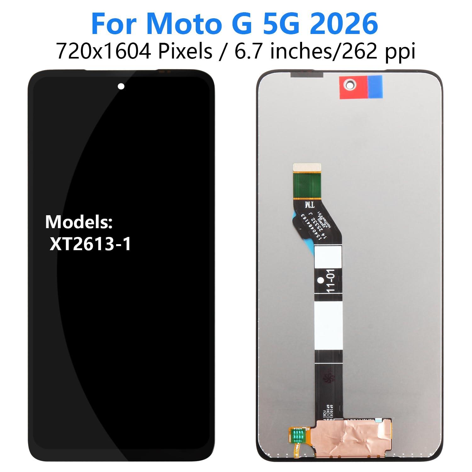 Amazon.com: Screen Replacement for Motorola Moto G 5G 2026 XT2613