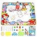 ALLCELE Wasser Doodle Matte Kinder ab 1 2 3 4 5 6 7 Jahre, Jungen Madchen Kinder Geschenke für Spielzeug 100 X 70cm Maltafel Dinosaurier Spielzeug