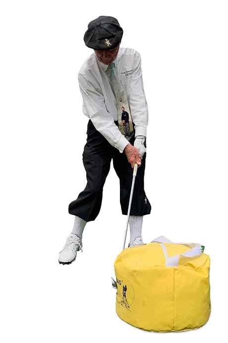 Impact Bag Golf Swing Trainer - Dr. Gary Wiren's Golf Training Aid and Practice Tool - Waterproof and Durable
