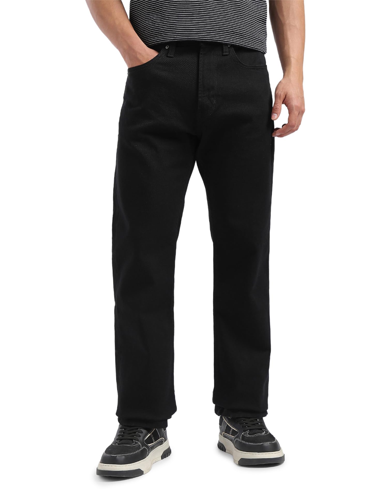 flying machine Men's Bootcut Fit Jeans| Solid | Mid Rise | Stretchable | Jeans for Man-picture-49