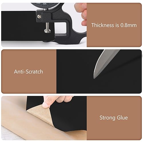 Miniatura 4 de Parche de reparación de cuero de 16 x 63 pulgadas, cinta de reparación de cuero autoadhesiva para muebles, kit de reparación de cuero de vinilo para