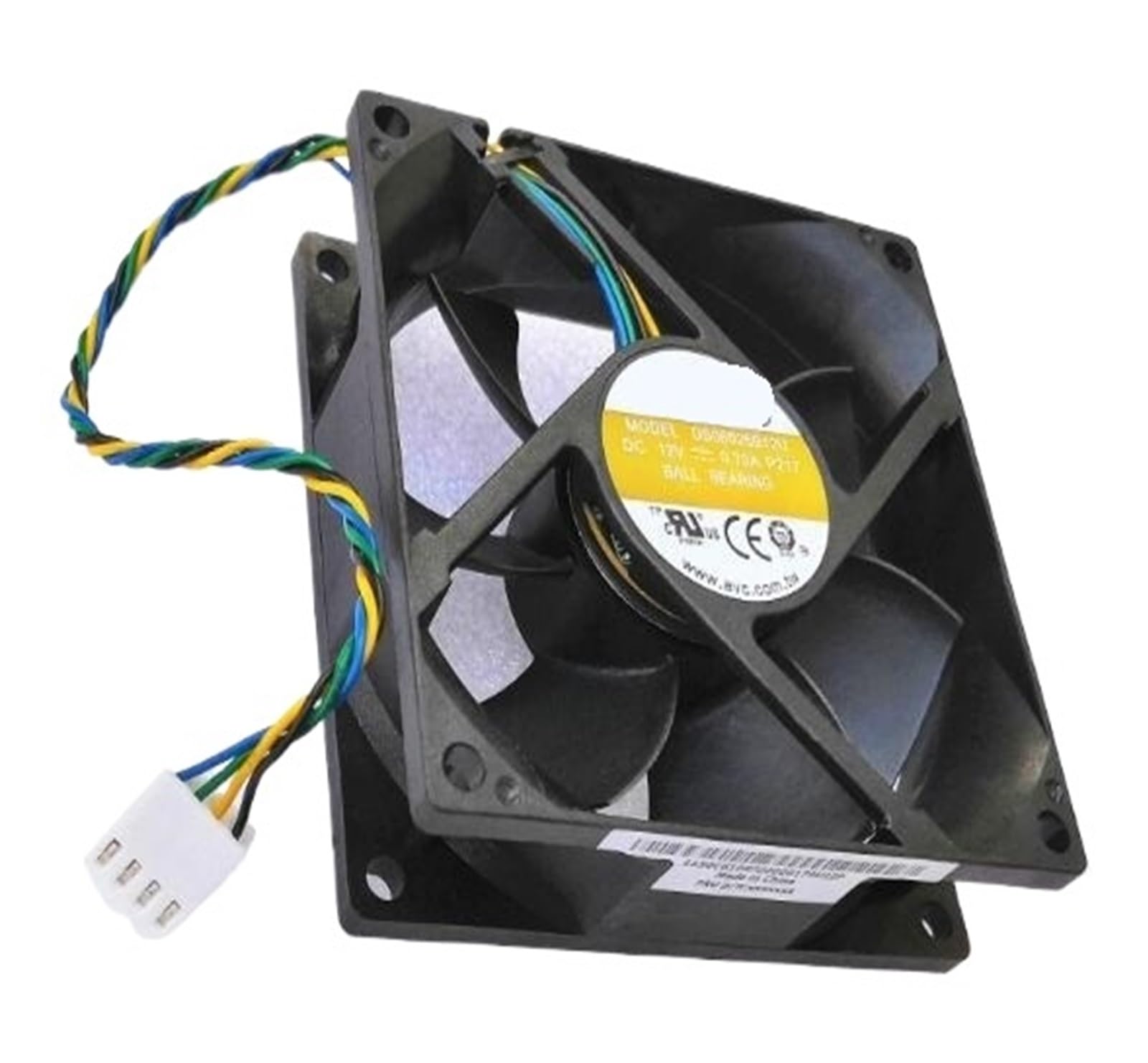 TYHUJKKL DS08025B12U 12V 0.70A 80258CM 4-wire double ball fan