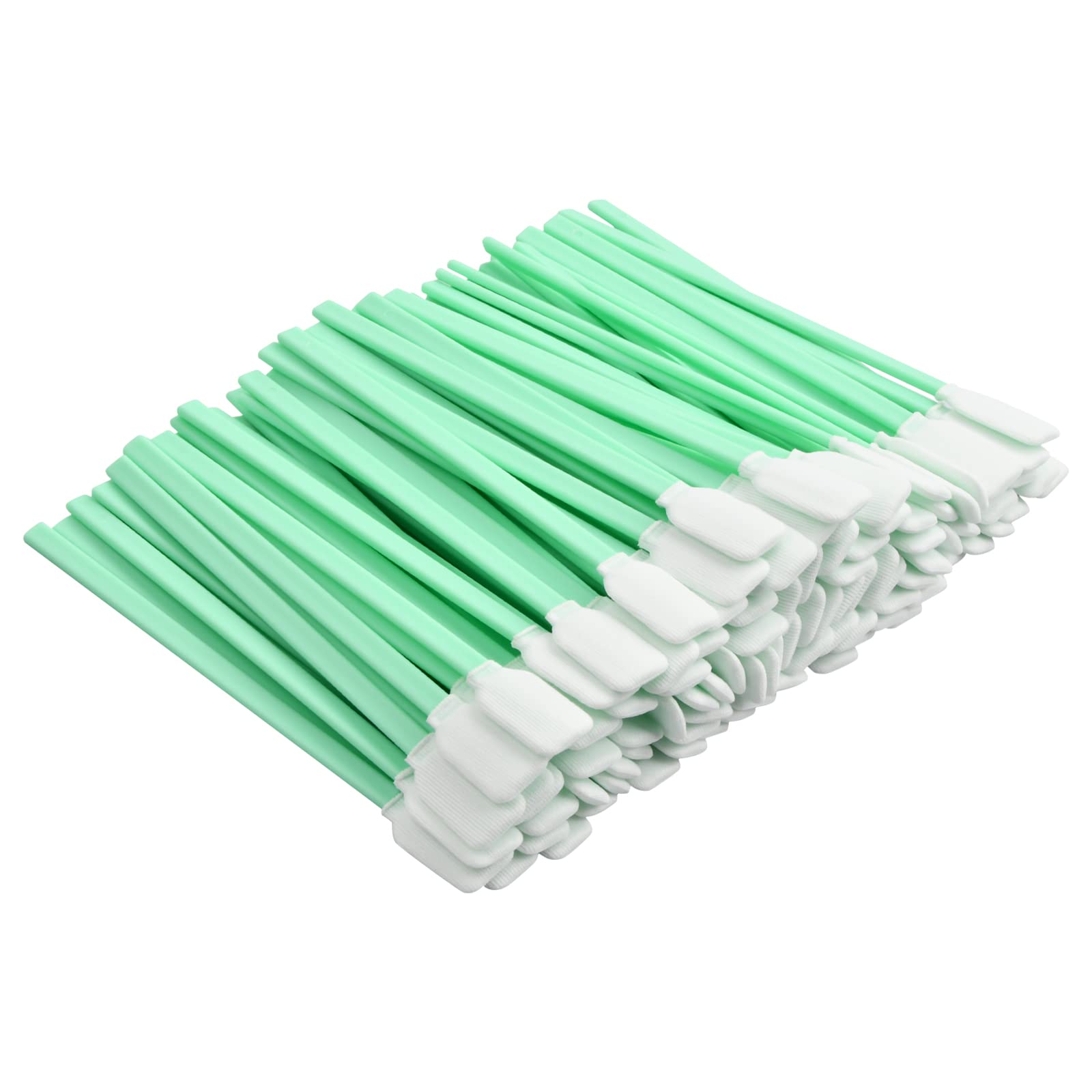 100 Pièces Bâtonnets de Nettoyage en Mousse, Écouvillons de Nettoyage, Bâtonnets de Nettoyage en Mousse sans Poussière pour Imprimante à Jet d'encre,Tête d'impression, Lentille Optique