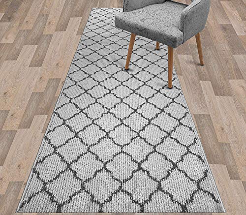 Custom Size Runner Rug Carpet for Hallway Entryway, Slip Resistant Rubber Backed 27