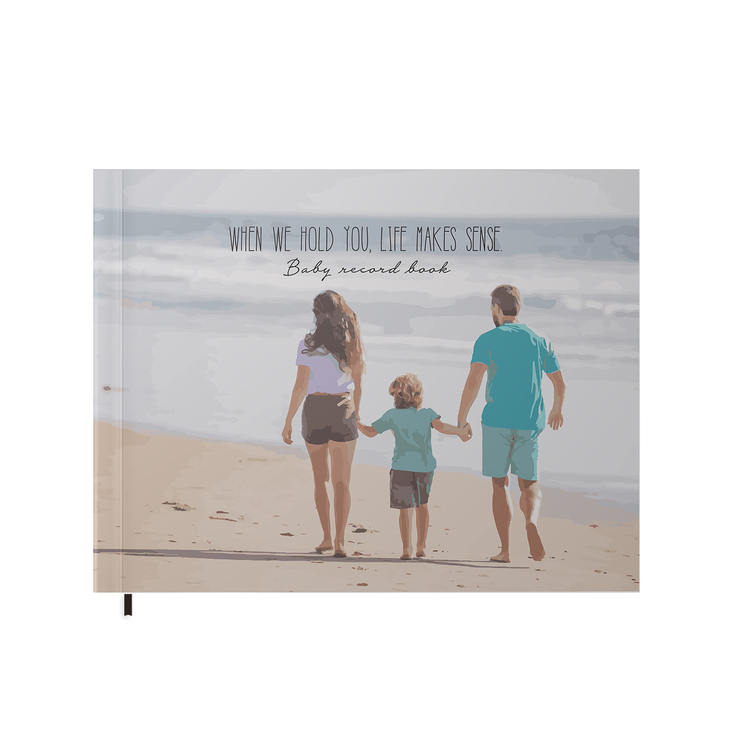 Baby Record Book - When We Hold You | Newborn Journal For Boy & Girl To Cherish Memories & Milestones (Ideal Baby Shower & Pregnancy Gifts for Expecting Parents) - The June shop