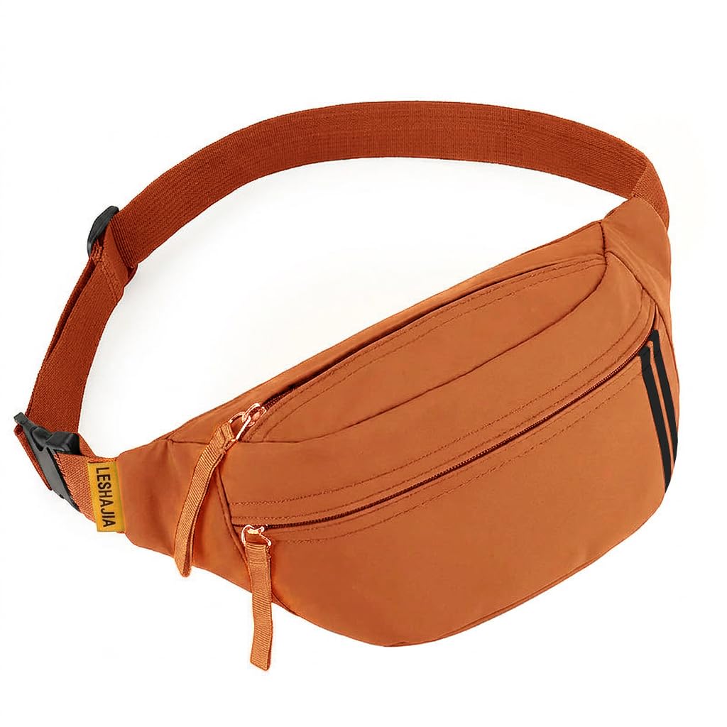 WILDHORN Waist Bag for Men & Women | Crossbody Fanny Pack Sling Bag for Hiking, Travel, Camping, Outdoor Sports & Cycling | Adjustable Strap (Orange)-image-5