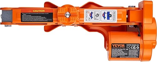 Miniatura 9 de VEVOR - Gato eléctrico para auto de 3 toneladas  3000 kg, gato de tijera eléctrico de 12 V, con sillín doble y control remoto, gato de auto portátil