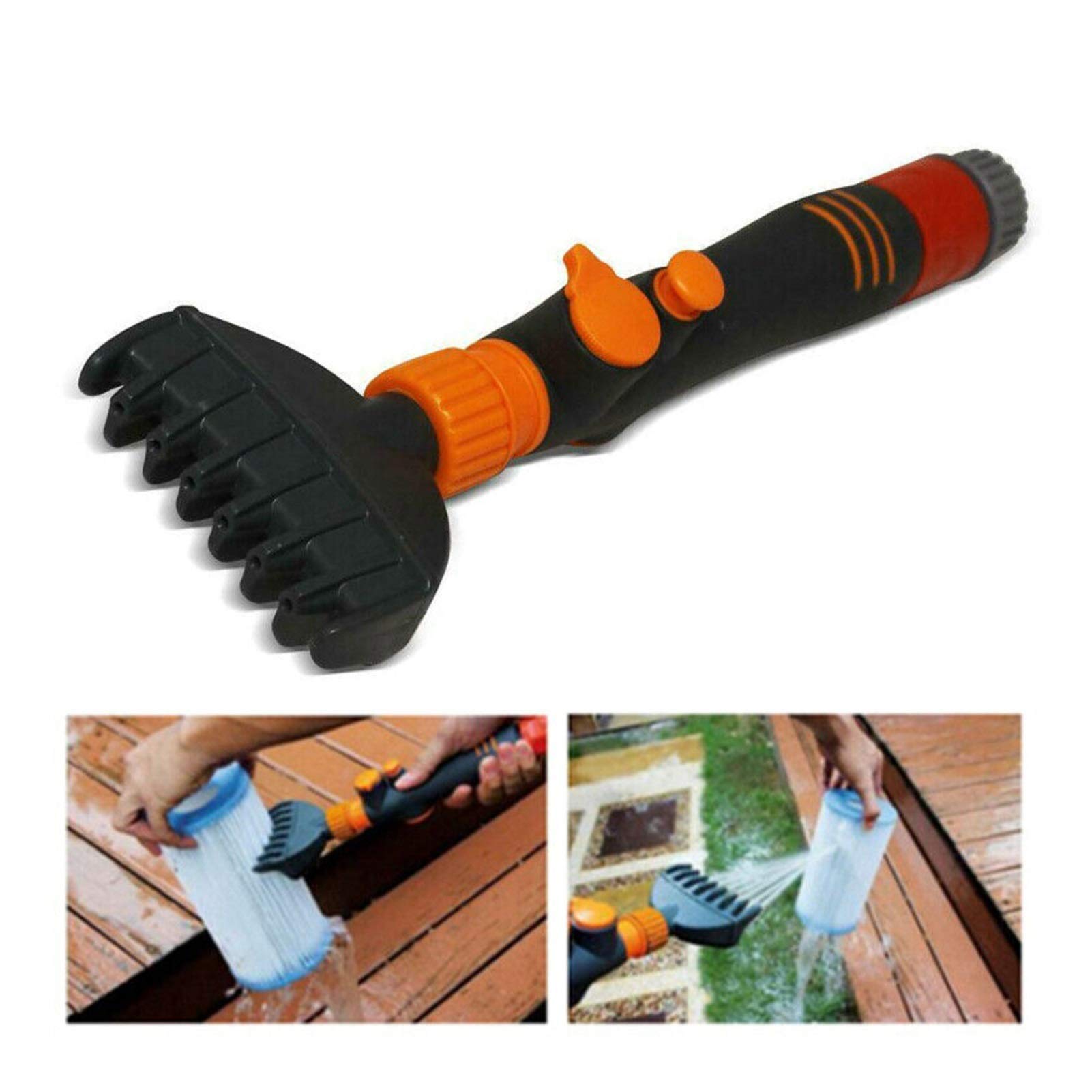 guizhoujiufu Pool Tools Function Handheld Swimming Pool Cleaning Brush Manual Cartridge Filter Cleaner Removes Debris and Dirt from Pool Fliter