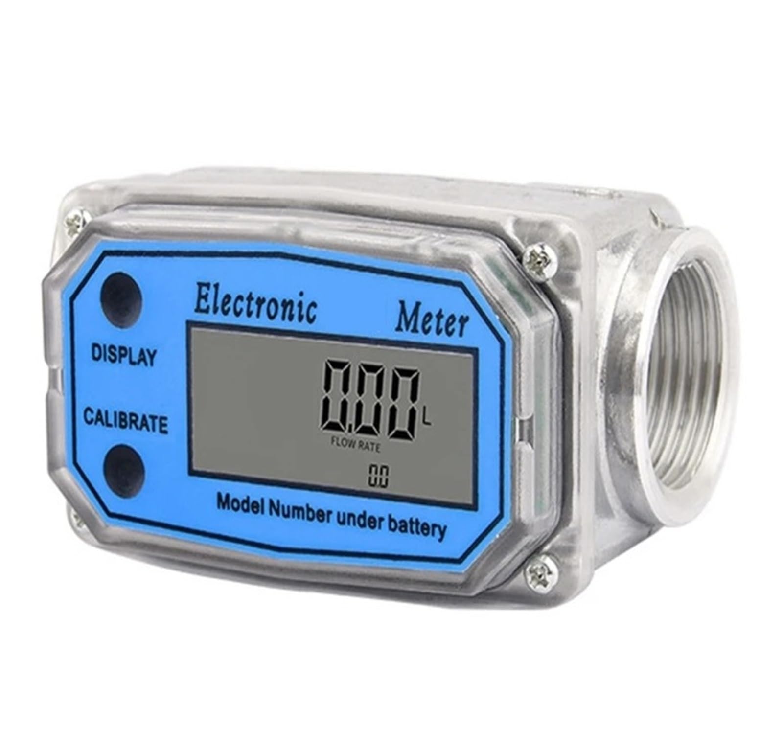 PXQCHAVLN Flow Meter Digital Flowmeter with Stainless Steel 1inch