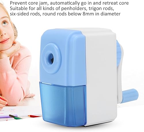 Miniatura 7 de Sacapuntas de manivela, s Ajuste de espesor de dibujos animados Sacapuntas pequeños suministros para s