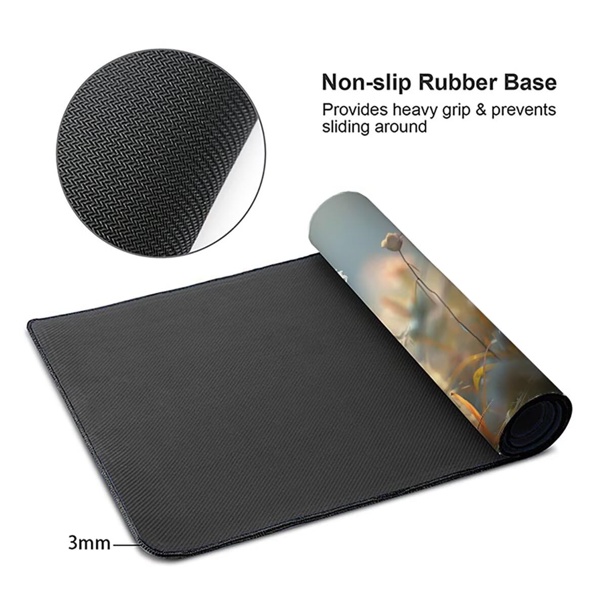Tappetino per Mouse Gaming XXL 1200x600x3mm– Ufficio Mousepad Grande – Migliora la Velocità e la Precisione Tenuta Stabile Sottomano per Ufficio e Casa Accessori Scrivania Animale PjY11463 N-U