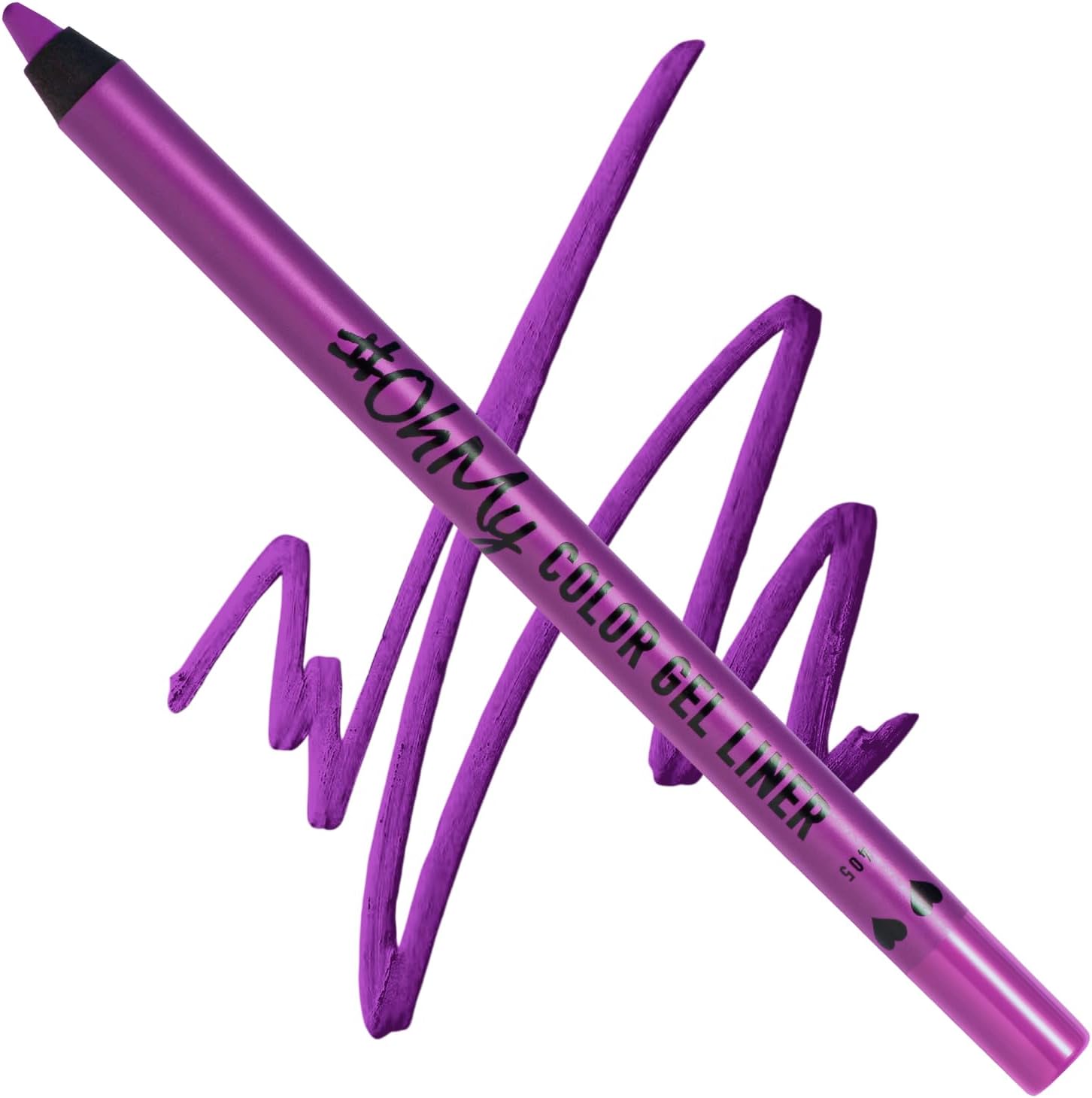 OhMy Color Gel Eyeliner Pencil - Long Lasting, Waterproof Eyeliner - Vibrant Colored Eyeliner, Highly-Pigmented - Purple eyeliner