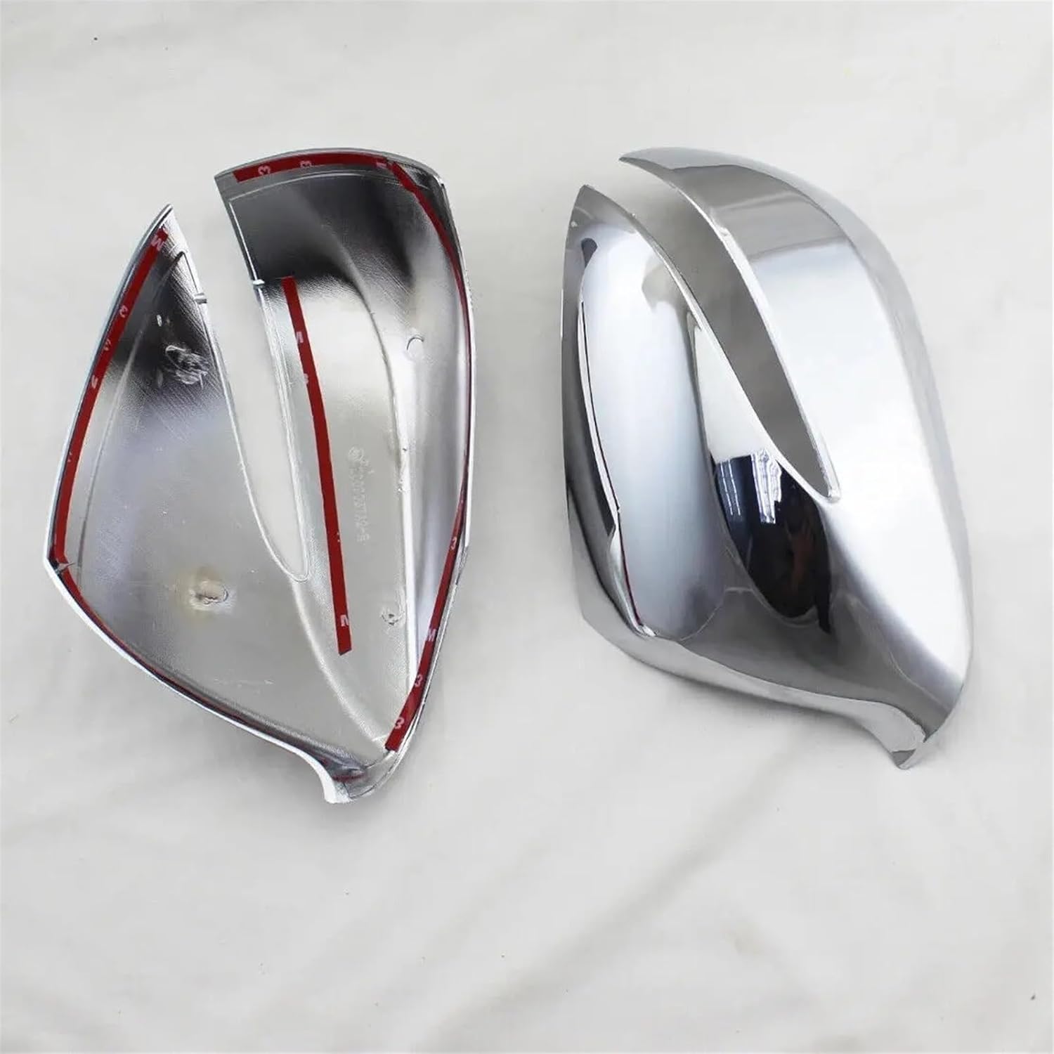 Compatible For Santa Fe IX45 2014-2017 Car Sticker Rearview Side Mirror Cover Wing Cap Exterior Door Rear View Case Housing Trim