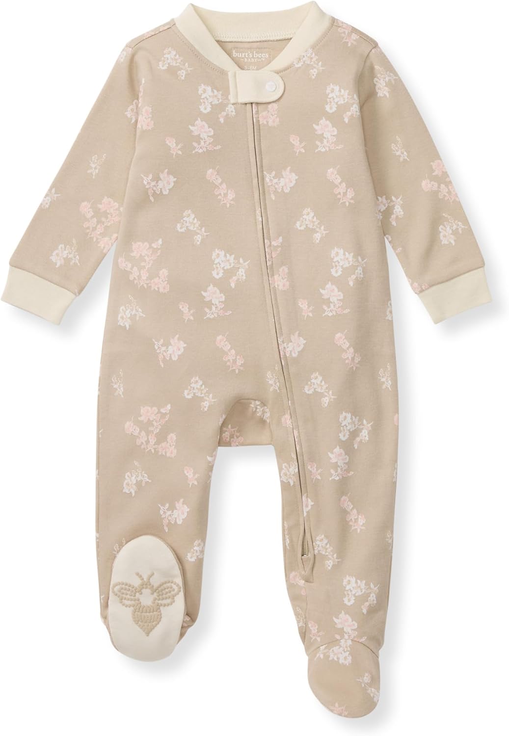 Burt’s Bees Baby Girls’ Organic Cotton Sleep and Play Footed Pajamas Burt’s Bees Baby Girls’ Organic Cotton Sleep and Play Footed Pajamas