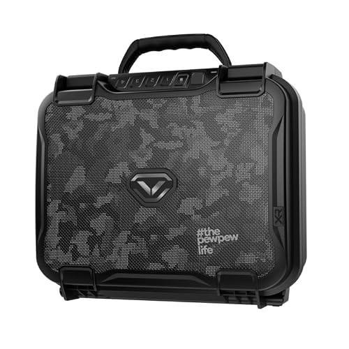 VAULTEK LifePod XR Series Biometric Weatherproof Locking Case Modular Interior Secure Rugged Portable Electronic LockBox with Backlit Keypad - Vaultek