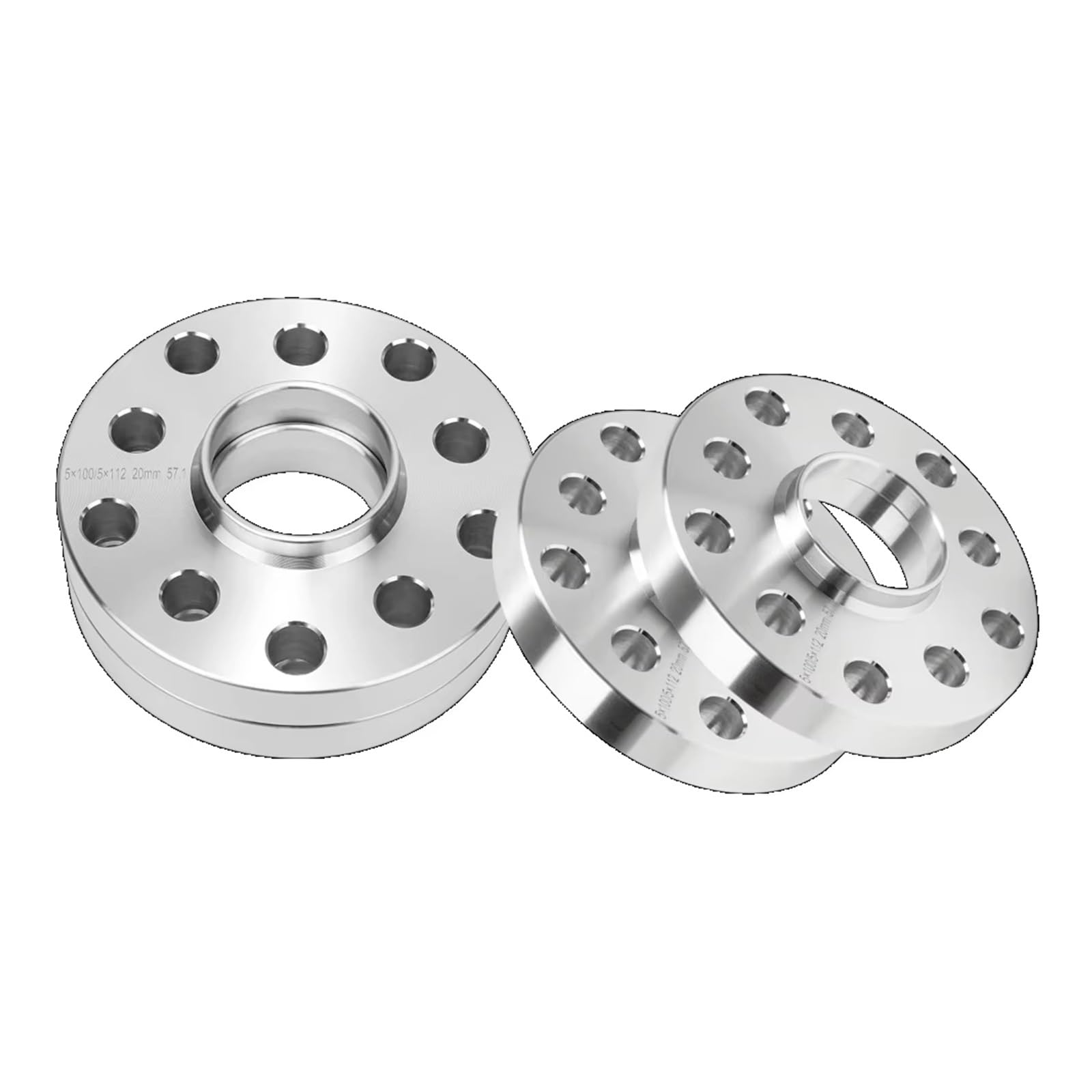 Separadores Ruedas Para VW Para Golf 2x1 5mm/2x20mm Espaciadores De Rueda Centrados Y Pernos 57.1mm 5x10 0/5x112mm Espaciador De Rueda