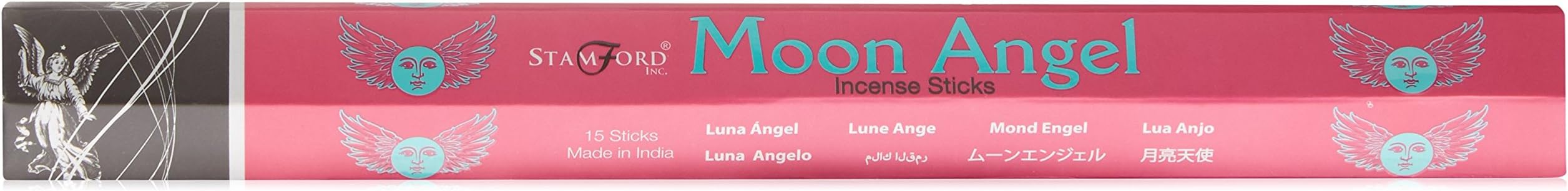 Stamford Moon Angel Incense, Length 23cm Approx 15 Sticks Per Individual Pack