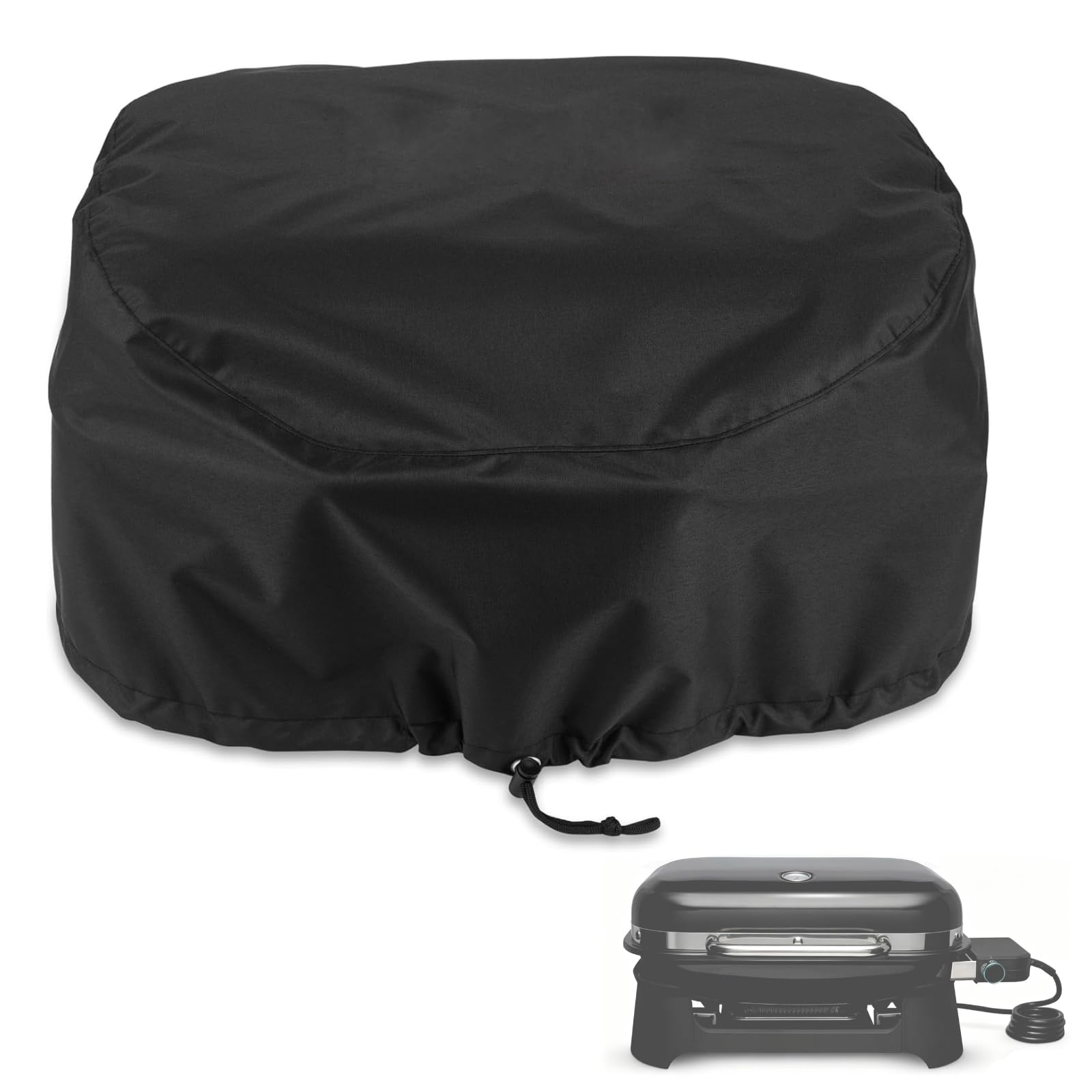 Flymer Table Top BBQ Cover for Weber Lumin Compact 2026 Grill, 61x44x30cm