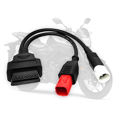 Conector de cable Obd2 para Yamaha 3pin+Euro5 6pin 2 en 1 motocicleta OBD escáner adaptador funciona con muchas herramientas de diagnóstico de