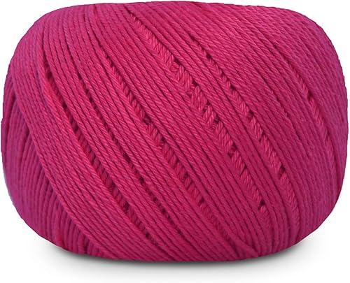 Miniatura 2 de Circulo Amigurumi - Hilo 100 % algodón virgen brasileño mercerizado, hilo de algodón para ganchillo y tejer, hilo suave, hilo rosa artístico, hilo