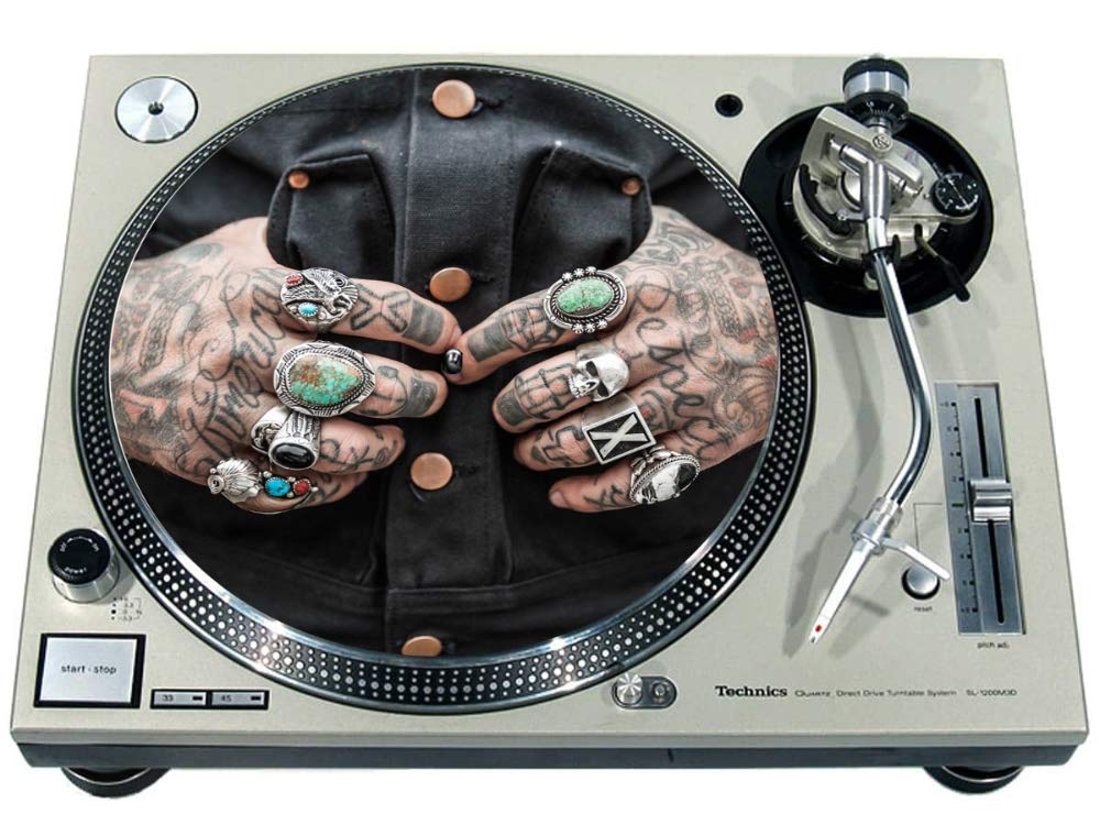 Slipmats Slipmat vilt voor elke 12 LP DJ vinyl draaitafel platenspeler