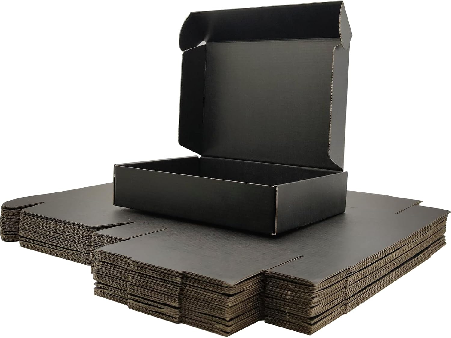 Small Black Shipping Boxes for Small Business Pack of 25-9x6x2 inches Cardboard Corrugated Mailer Boxes for Shipping Packaging Craft Gifts Giving Products 9"x6"x2"/25-pack Black