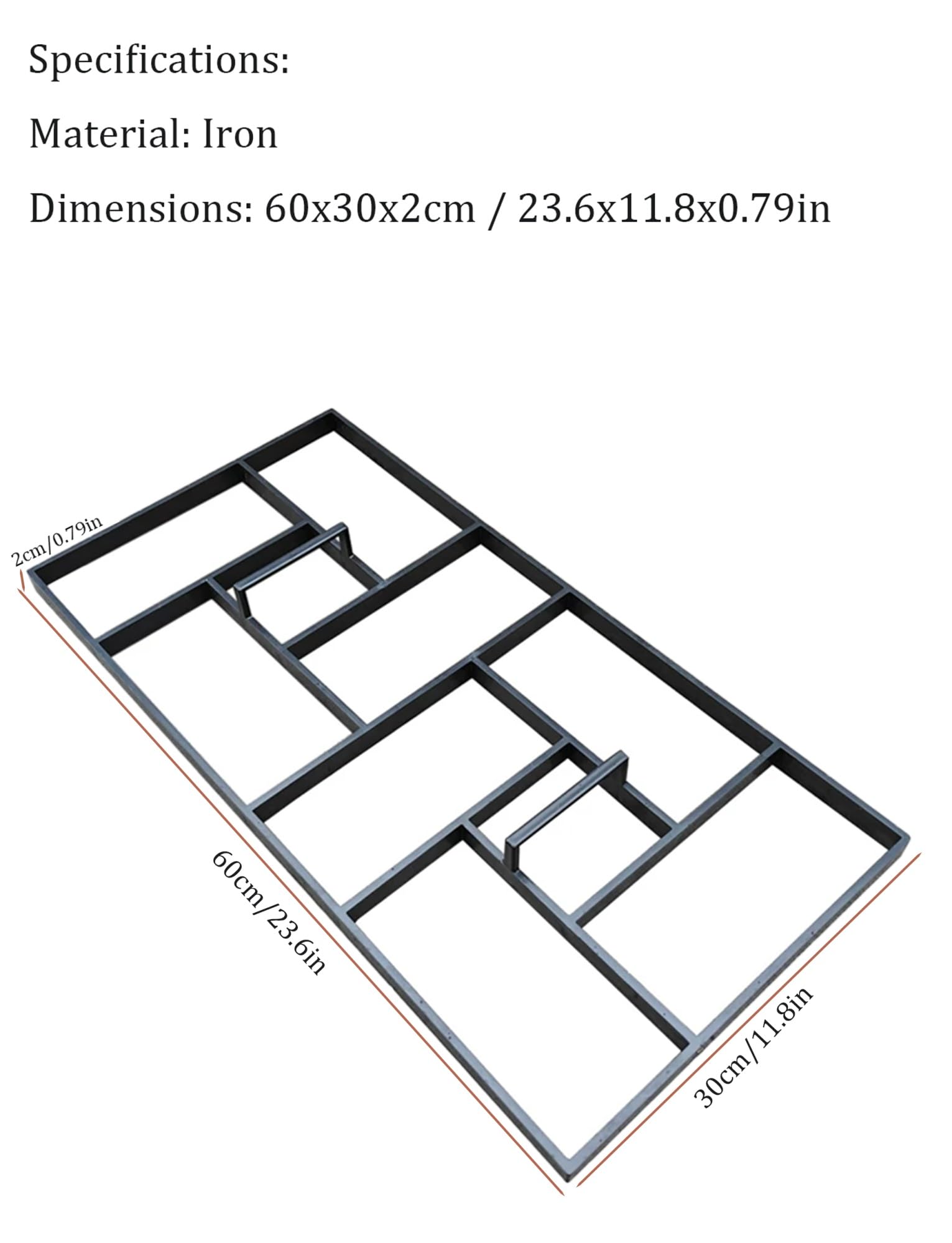 Walk Path Maker Steinform – dekorative, wiederverwendbare Pflasterform für Innenhof und Garten
