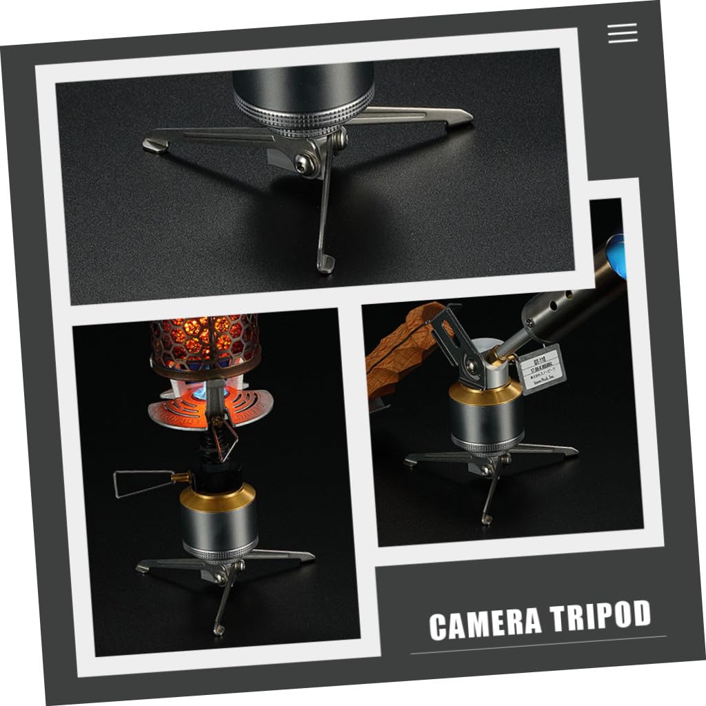 HEMOTON 3pezzi Treppiede Per Fotocamera Outdoor e Camping Mini Treppiede Flessibile Per Smartphone e Attrezzatura Fotografica