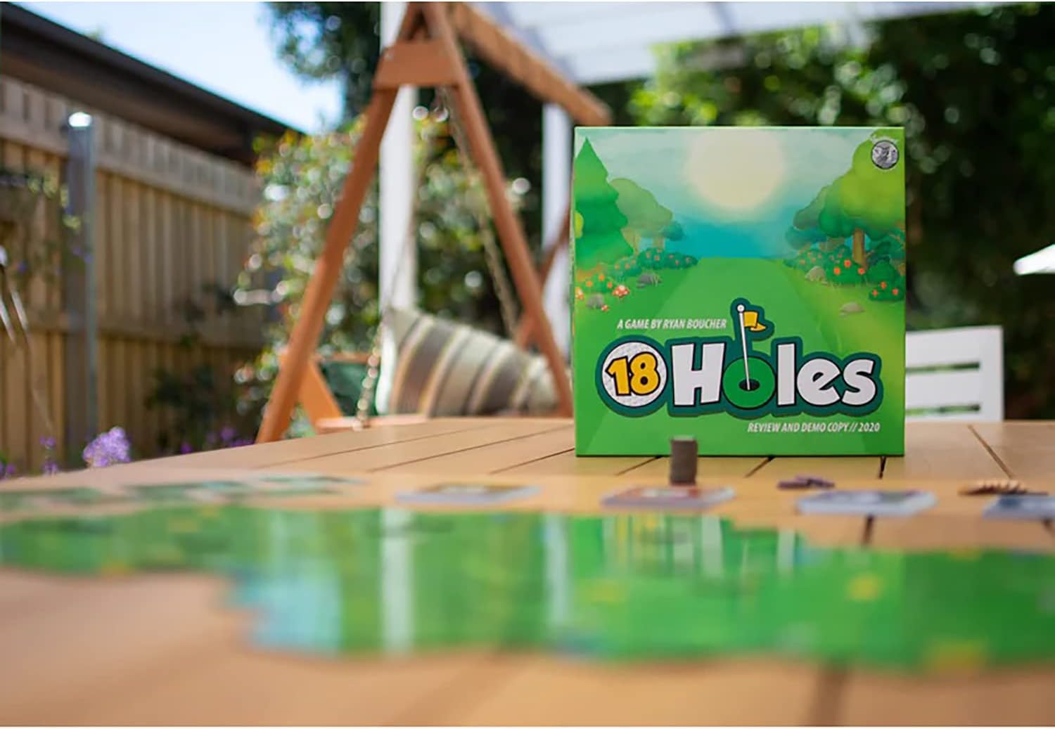 18 Holes: Second Edition Base Game - Compete to Create A Golf Course, Seabrook Studios, Ages 14+, 1-5 Players