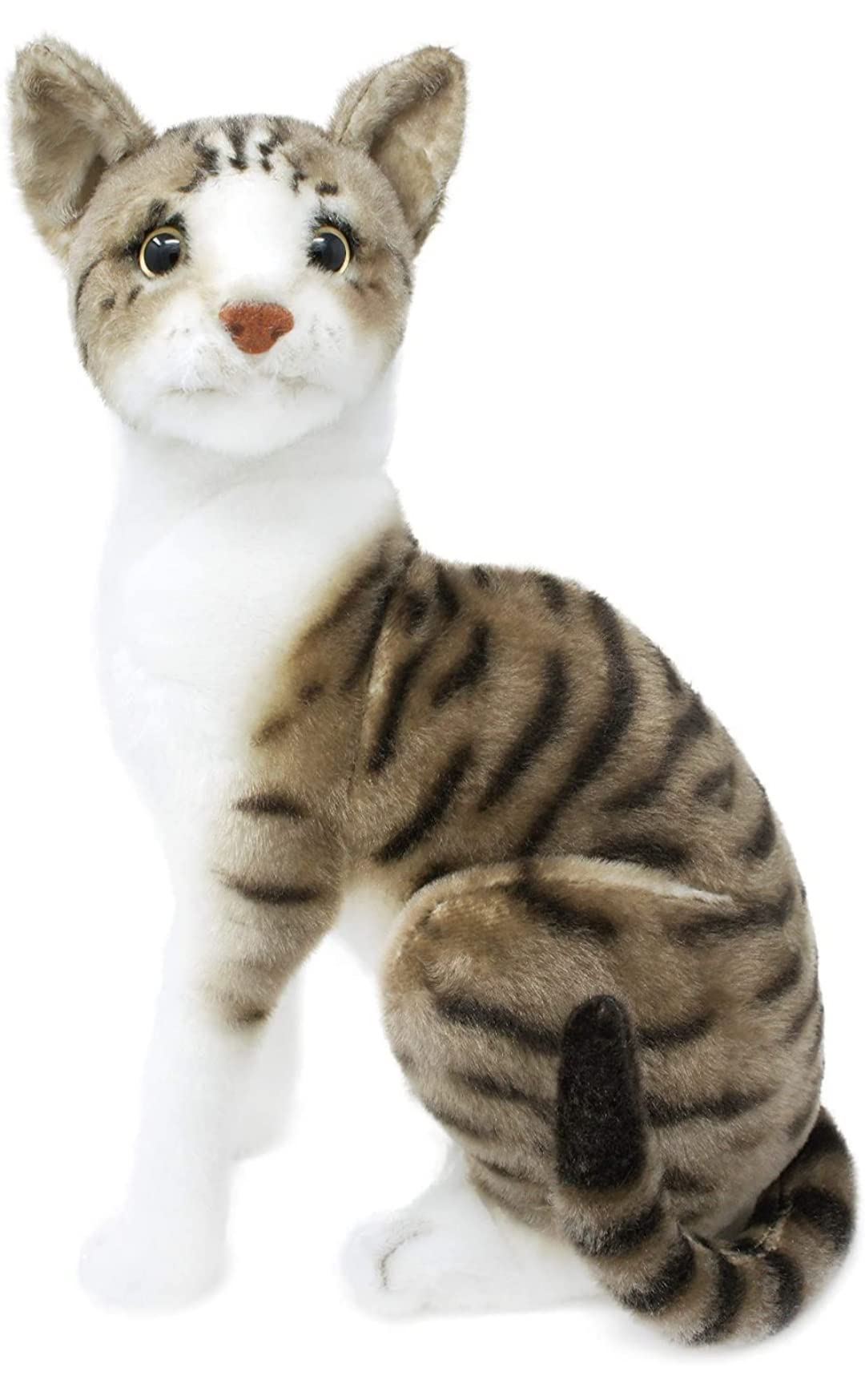 Divyanshi Enterprises Soft Toy Musical Cat Stuffed Plush Tabby Cat Animal Toy for Kids Room and Home Decoration (Size:25 cm Color: Grey and White) (B0CCS9V8M9) Amazon Price History, Amazon Price Tracker
