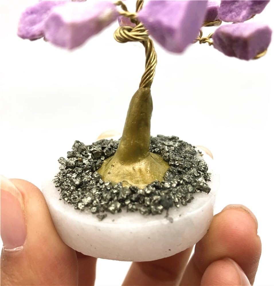 Stone 1PC Phospesiderite Tree Gemstone Crystal Lucky Tree Rough Quartz Crystals