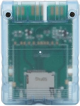 محول بطاقة SD Acogedor MX4SIO SIO2SD لجهاز PS2، توسيع بطاقة الذاكرة لقارئ بطاقة الذاكرة البديل SIO لجهاز PS2 Fat Console (أزرق)