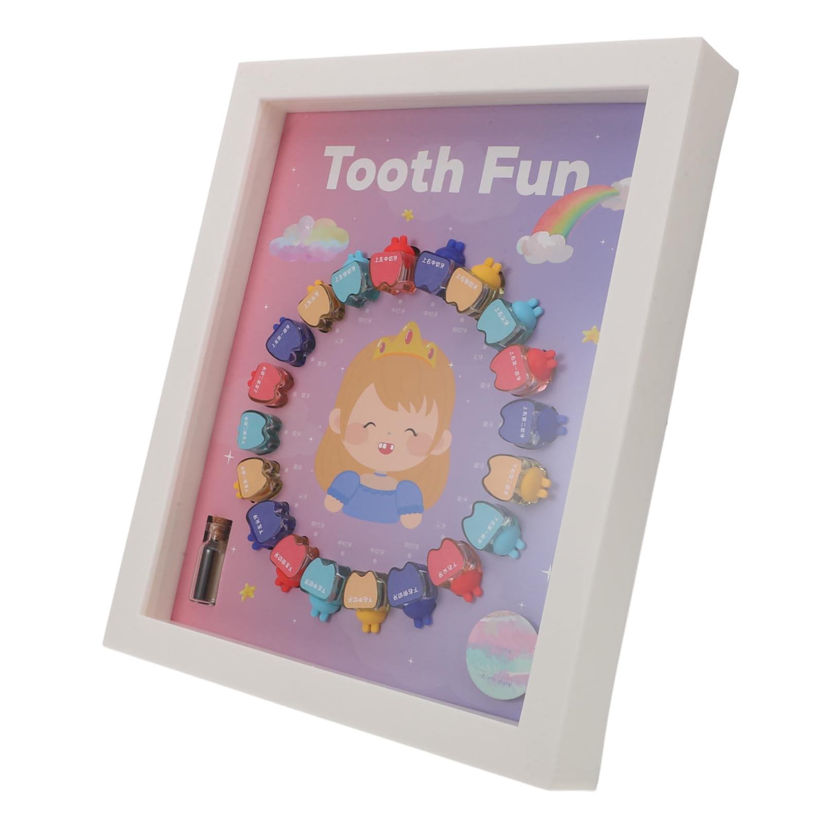 1 Set Boîte à Dents de Lait, en Plastique Compact pour Garçon et Filles