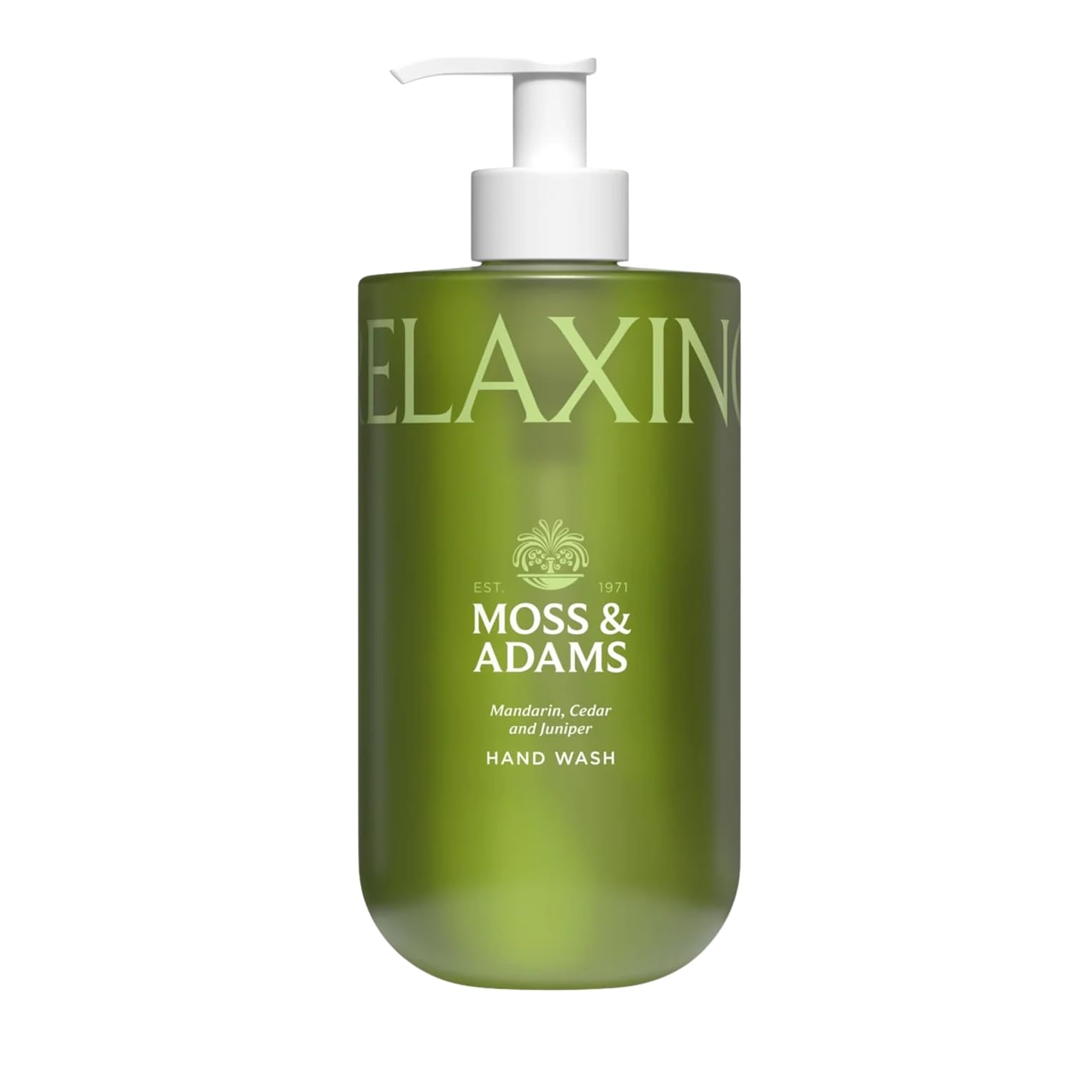 MOSS & ADAMS Lightly Scented Liquid Hand Soap, Relaxing Hand Wash, 13 oz