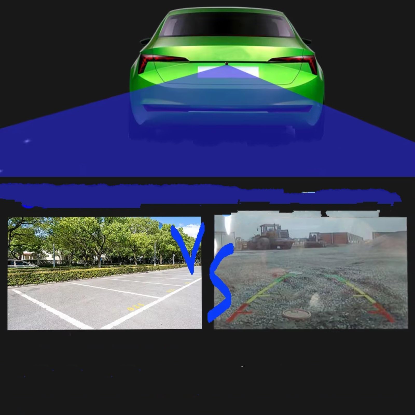 Vue Arrière Caméra Compatible Avec BMW Pour X4 F26 2013 2014 2015 2016 HD Lentille Dorée Caméra Recul Fisheye Image Miroir Stationnement Inversé Vision Nocturne