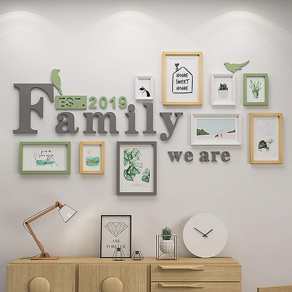 Cadre photo décoratif lettre grand format de finition haut de gamme